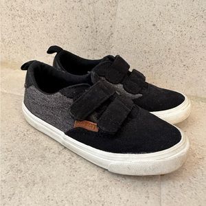 Toddler boy slip on sneakers with Velcro straps